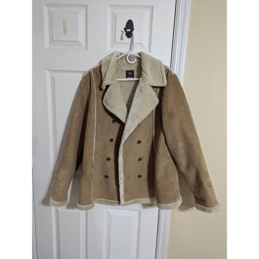Women's Tan Shearling Jacket